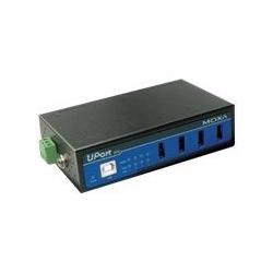 Thumbnail - Moxa UPort 404 - Hub - 4 x USB 2.0 (USB-C, 4 Ports), Dockingstation + USB Hub