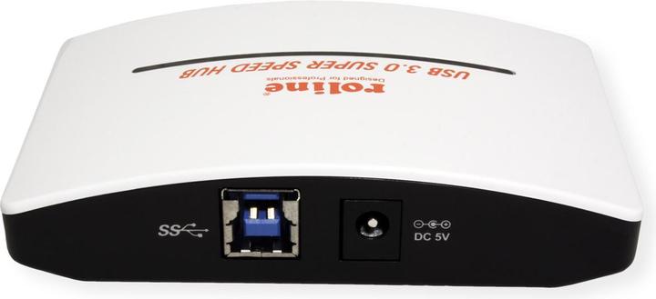 Image du produit Roline Hub USB 2.0, 4 ports, avec adaptateur secteur (USB-A, 4 ports)