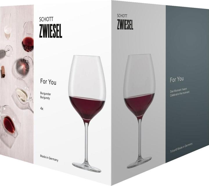 Produktbild Schott Zwiesel Burgunder Rotweinglas FOR YOU (63 cl, 4 Gläser, Rotweingläser)