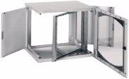 Actual product image APC Schneider Actassi OPB - Enclosure - suitable for wall mounting - light gray, RAL 7035 (10.86 RU, 19 inch rack)