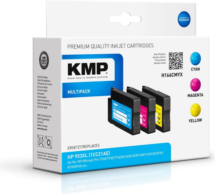 Actual product image KMP H166CMYX (M, C, Y)