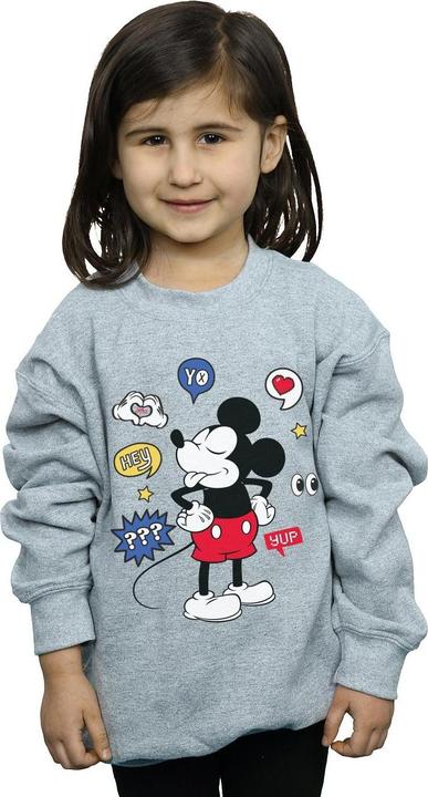 Produktbild Disney Mickey Mouse Tongue Out Sweatshirt Mädchen (116)
