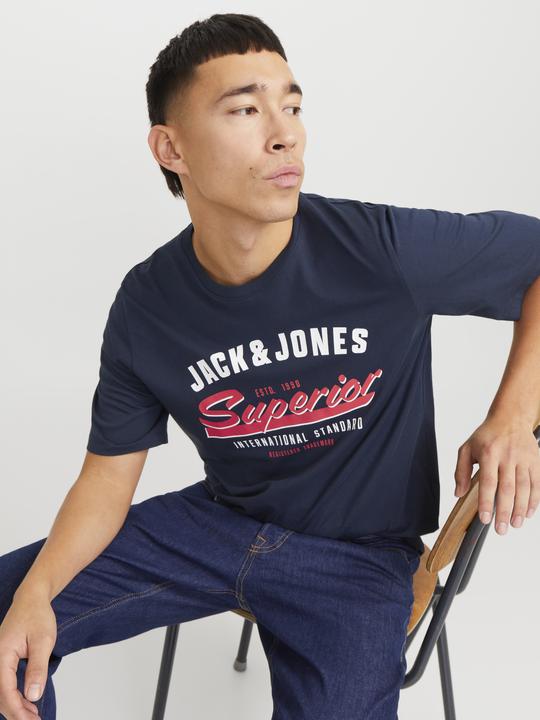 Produktbild Jack & Jones Jjelogo Tee Ss O-Neck 2 Col Ss25 Sn (M)