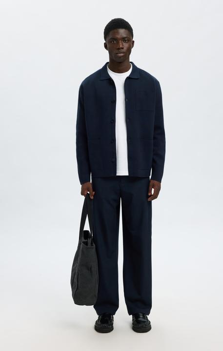 Produktbild Selected Slhmike Light Ls Knit Relaxed Polo Cardi (S)