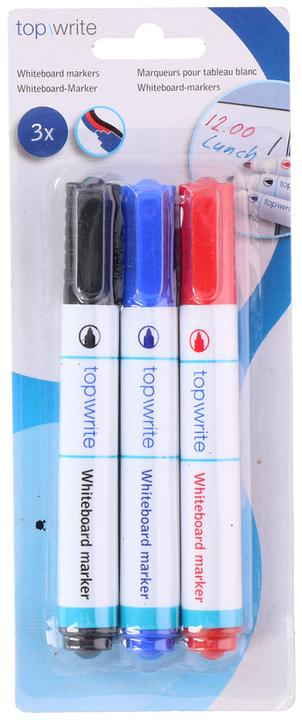 Image du produit Topwrite Marqueurs pour tableaux blancs (Multicolore, 1.50 mm, 3 x)