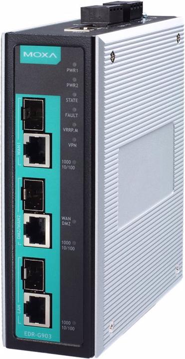 Produktbild Moxa EDR-G903 - Router - GigE - WAN-Ports: 2