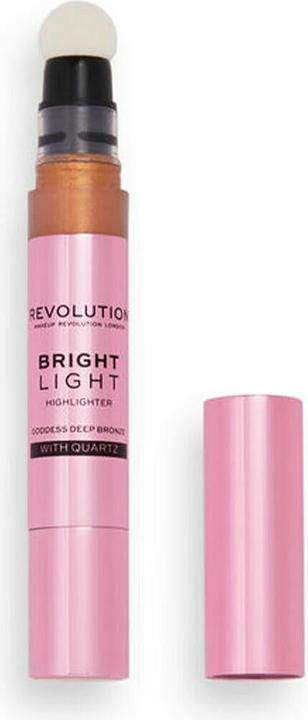 Makeup Revolution Revolution Make Up Bright Light Highlighter Goddess Deep Bronze 3ml (goddess deep bronze, Highlighter)