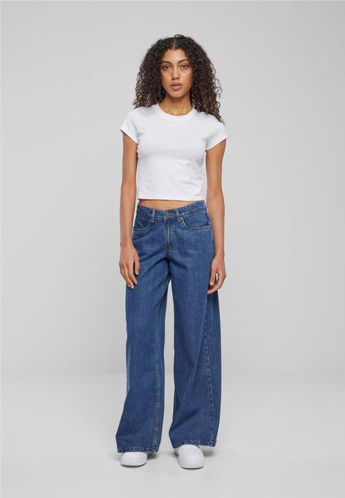 Actual product image Urban Classics Ladies Mid Waist Wide Denim (26)
