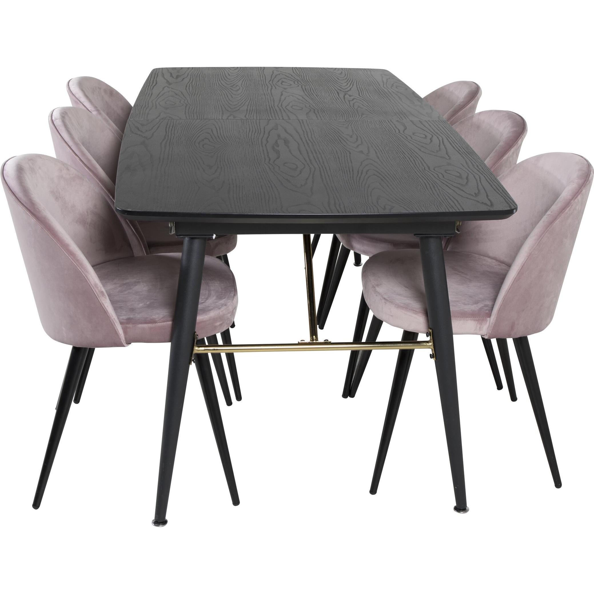 Venture Home, Esstisch, Gold, Velvet