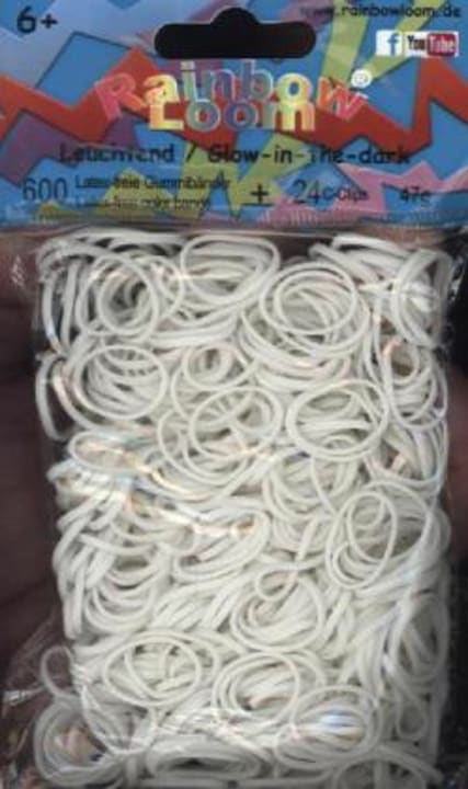 Actual product image Rainbow Loom Glow-in-the-dark rubber bands (600 pcs.)