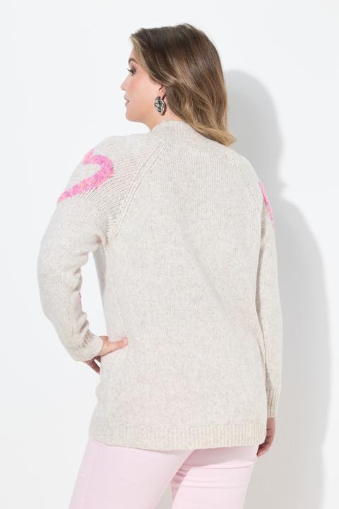 Produktbild Miamoda Pullover, Komfort Fit, Herzen aus Noppengarn (60)