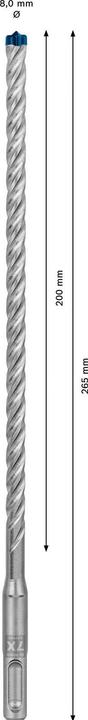 Produktbild Bosch Professional Zubehör EXPERT SDS plus-7X Hammerbohrer, 8 x 200 x 265 mm (8 Millimeter)