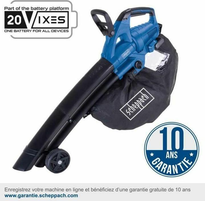 Actual product image Scheppach BC-BLV720-X (Rechargeable battery operated, Vacuum cleaners & blowers, Leaf blower, Leaf vacuums)