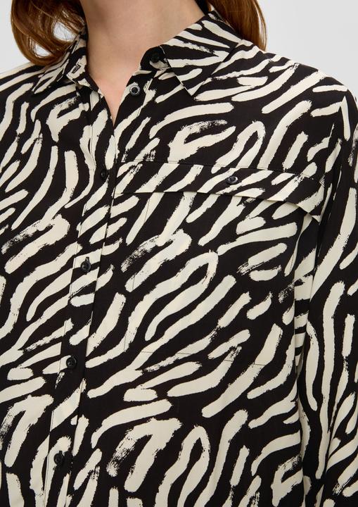 Produktbild s.Oliver Bluse Longbluse aus reiner Viskose (38)