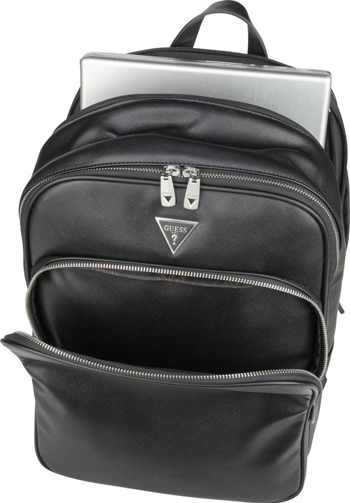 Actual product image Guess Certosa Saffiano Squared Backpack / Daypack