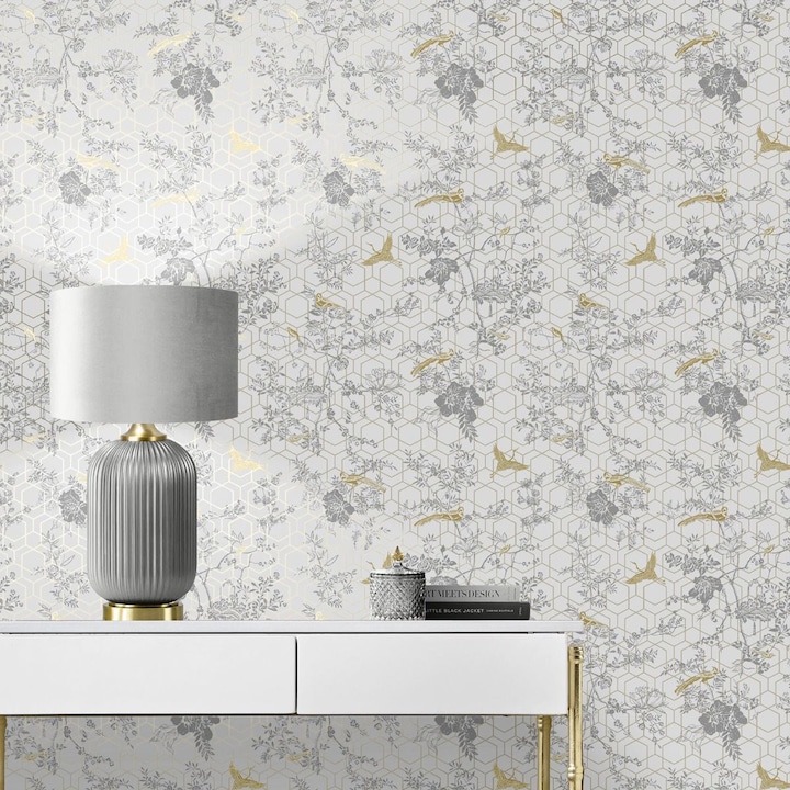 Produktbild Muriva Tapete Lipsy geometrisches Design (53 x 1000 cm)