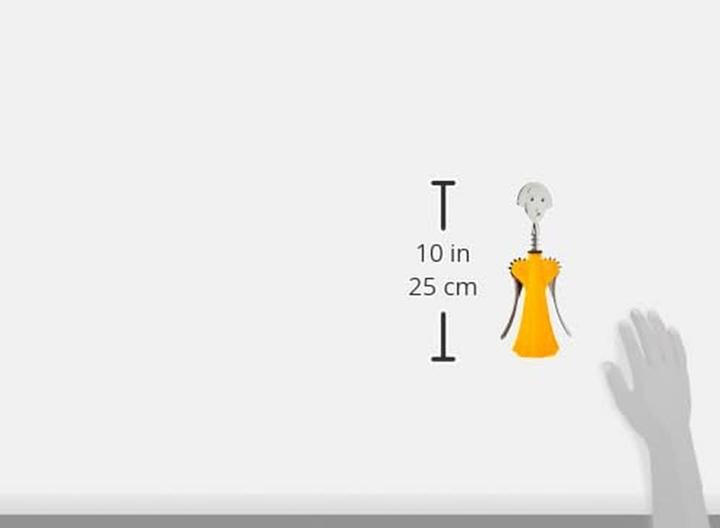 Produktbild Alessi Korkenzieher gelb/dunkelgelb (Korkenzieher)