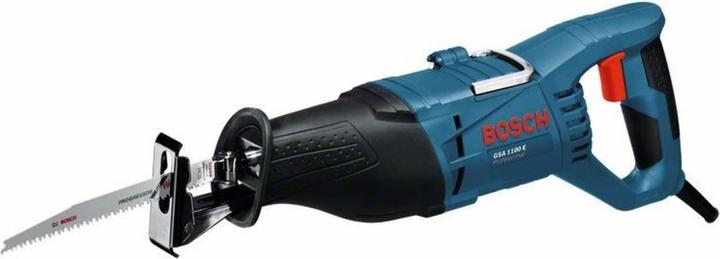 Bosch Professional Seghetto alternativo GSA 1100 E, lama per metallo S 123 XF, lama per legno S 2345 X