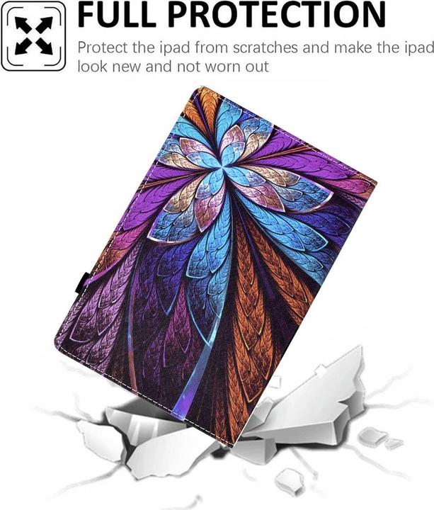 Produktbild König Design Schutz Tablet Hülle für Samsung Galaxy Tab S8 Case Cover Tasche Bumper Wallet (Galaxy Tab S8)