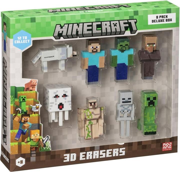 Image du produit Inno3D Minecraft 3d Erasers - 8 Pack Deluxe Box Ver.A