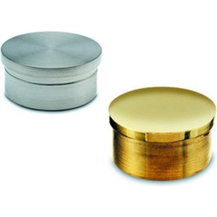 G-Fittings, Ringhiera delle scale + corrimano, Tappi terminali per la terminazione dei tubi sul corrimano e sul binario inferiore (Zinco pressofuso)