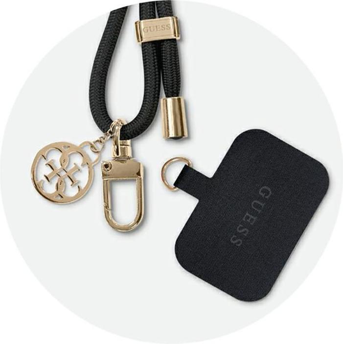 Actual product image Guess GUUCNMG4EK Universal CBDY Cord belt black/black