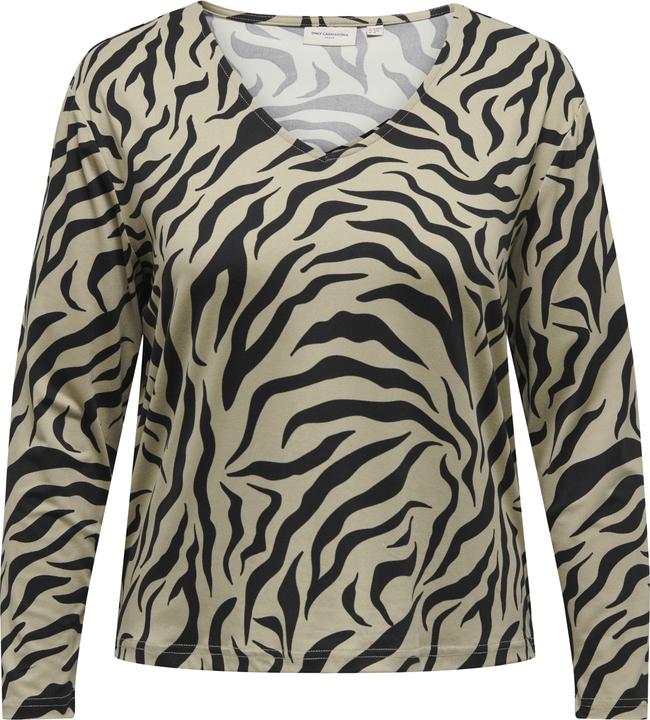 Image du produit Only Coupe normale Col rond Curve Volume des manches Top (L)