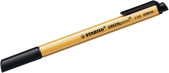 Actual product image STABILO GREENpoint environmentally friendly felt-tip pen (Black, 1 x)