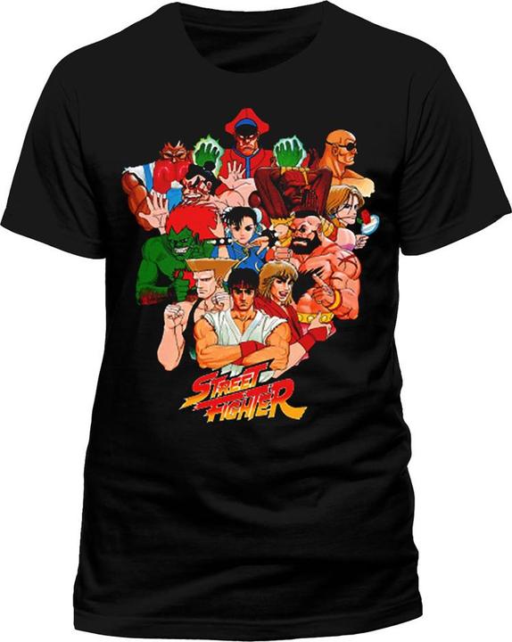 Actual product image Neca Street Fighter T- Characters (M)