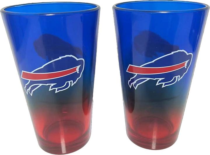 Actual product image Great Branding Buffalo Bills Pint Glass Set 16 oz./475 ml (0.48 l)