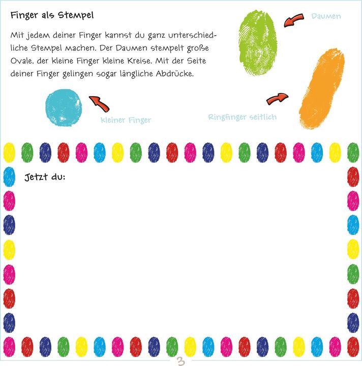 Image du produit Tampons encreurs pour les doigts. Bloc de bricolage Pâques