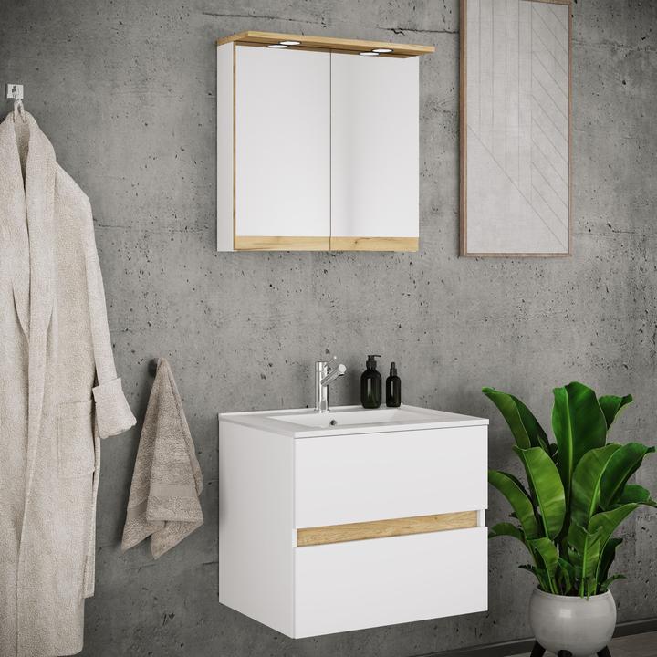 Produktbild VCM Badmöbel-Set mit Waschbecken Cosila-I 61