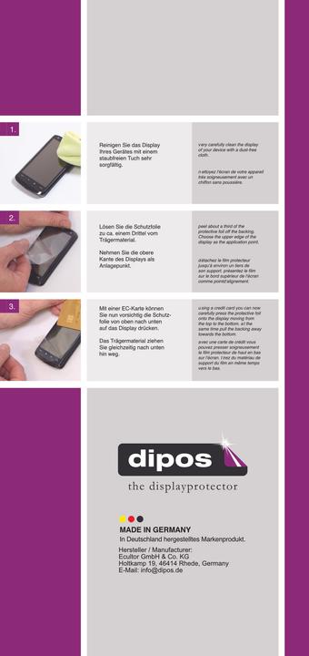 Energy Label Dipos Screen Protector Crystalclear for SilverCrest Kinder Smartwatch