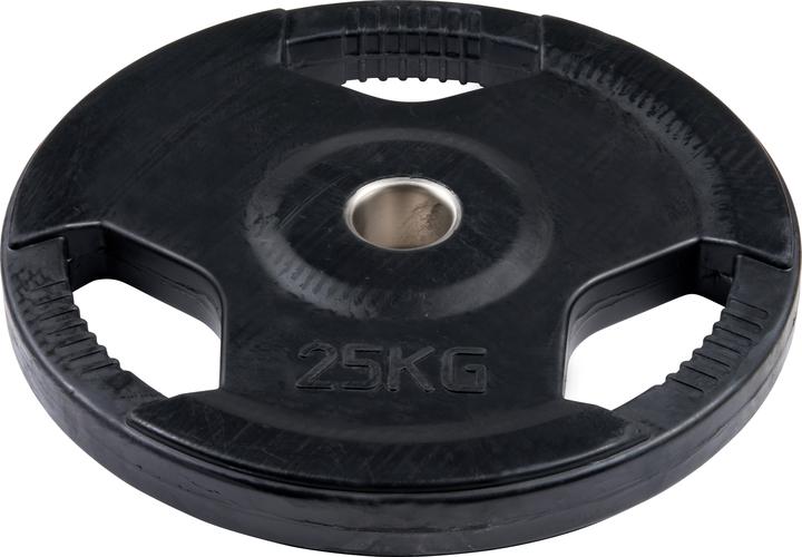 Actual product image Sport-Thieme Rubberized competition weight plates 50 mm (7 x 2.5 kg)