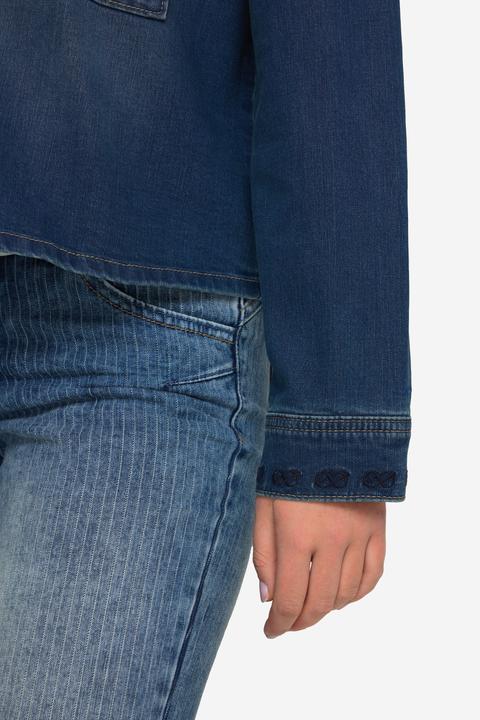 Immagine prodotto Laurasøn Jeansjacke, oversized, Stickerei (L)