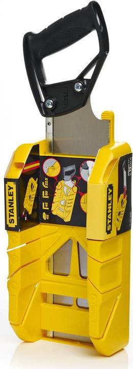 Actual product image Stanley Miter box plastic with back saw