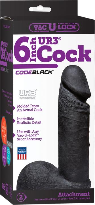 Image du produit Doc Johnson CodeBlack - Cock réaliste UR3