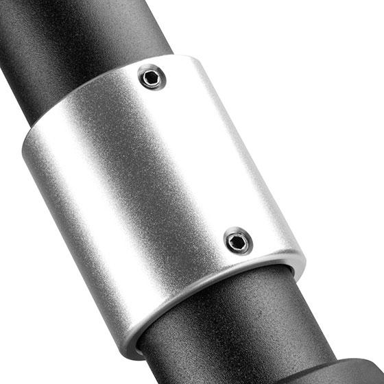 Actual product image Silverstone SST-ARM24BS - Vertical Dual Monitor Arm (Table, 24.02", 8 kg)