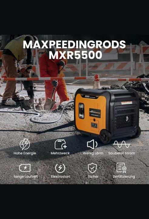 Produktbild Fortec Inverter-Generator MXR 5500i (5000 W, 13.50 l)