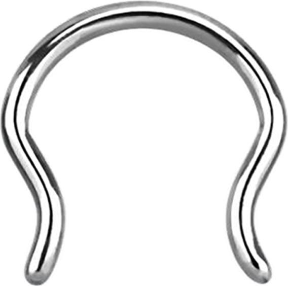Immagine prodotto Star Piercing Anello per il setto nasale in argento (senza ottone, Acciaio chirurgico 316L)