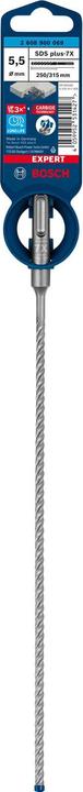 Immagine prodotto Bosch Professional Zubehör Trapano a percussione Expert SDS plus-7X, 5,5 x 250 x 315 mm (5,50 millimetri)
