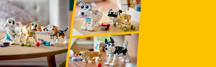 Actual product image LEGO Cute dogs (31137, LEGO Creator 3-in-1)