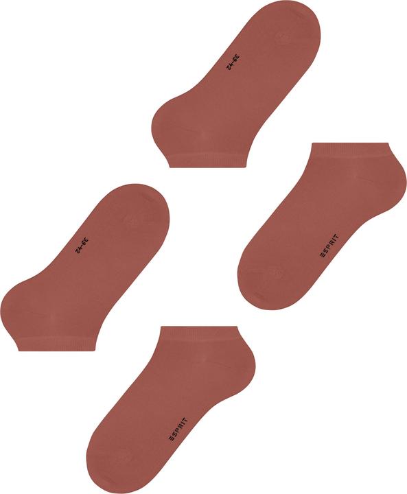 Image du produit Esprit Basic Uni 2-Pack Baumwollsneakersocken (lot de 2, 39 - 42)