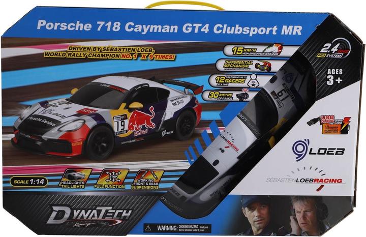 Dynatech Voiture radiocommandée Porsche 1:14 718 Cayman GT4