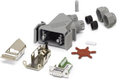 Immagine prodotto Phoenix Contact VS-09-IBS-BU 1689284 Connettore D-SUB - poliammide - 90,6 g - -20 - 70 °C - 1