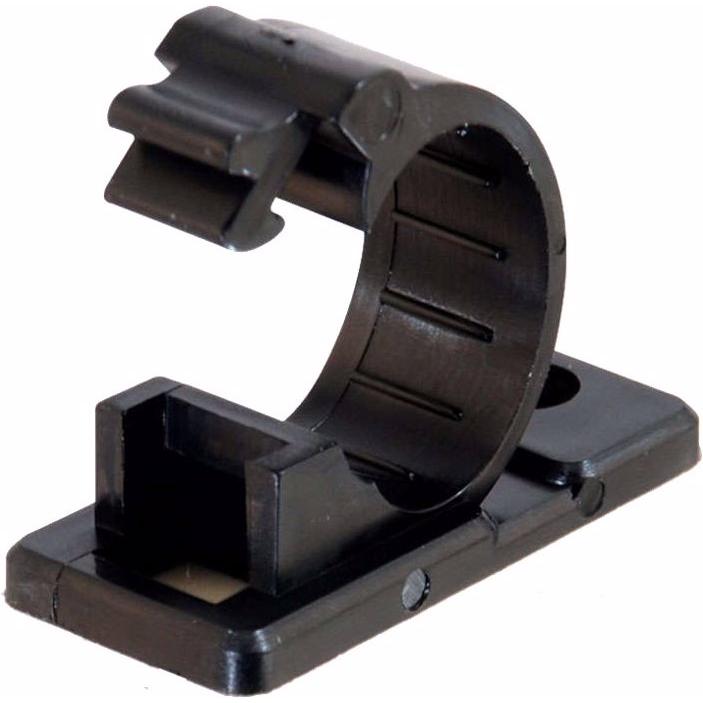 C2G, Kabelhalter, Kabelklammer - Schwarz (Packung mit 50)