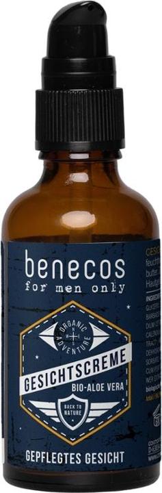 Benecos Crème visage BIO hommes Aloe Vera - 50ml - (50 ml, Tonique visage)