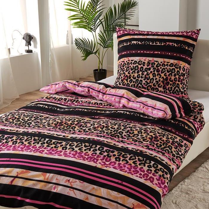 Image du produit Traumschlaf Leopard (Set de linge de lit, 135x200 cm + 80x80 cm)
