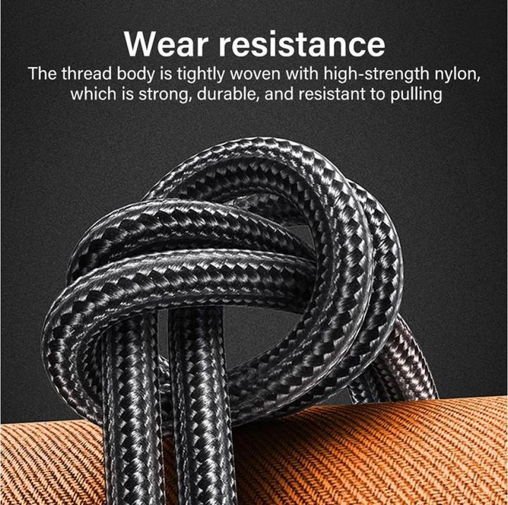 Actual product image PowerGuard Thunderbolt 4 Nylon Braid 0.5m 40 Gbps 100 Watt 8K (0.50 m, 100 W)