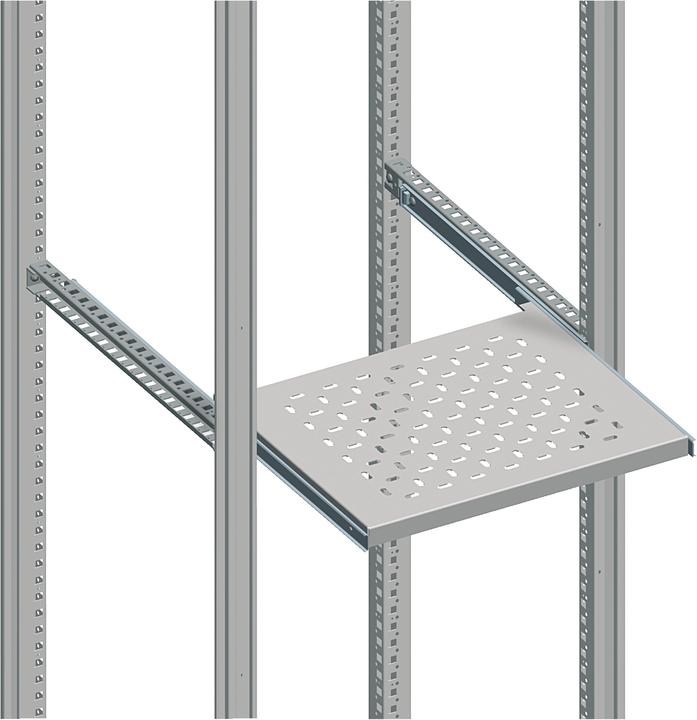 Actual product image Schneider Electric NSYTTG50 - Shelf rail set - Gray - Steel - 50 kg - REACh - Spain
